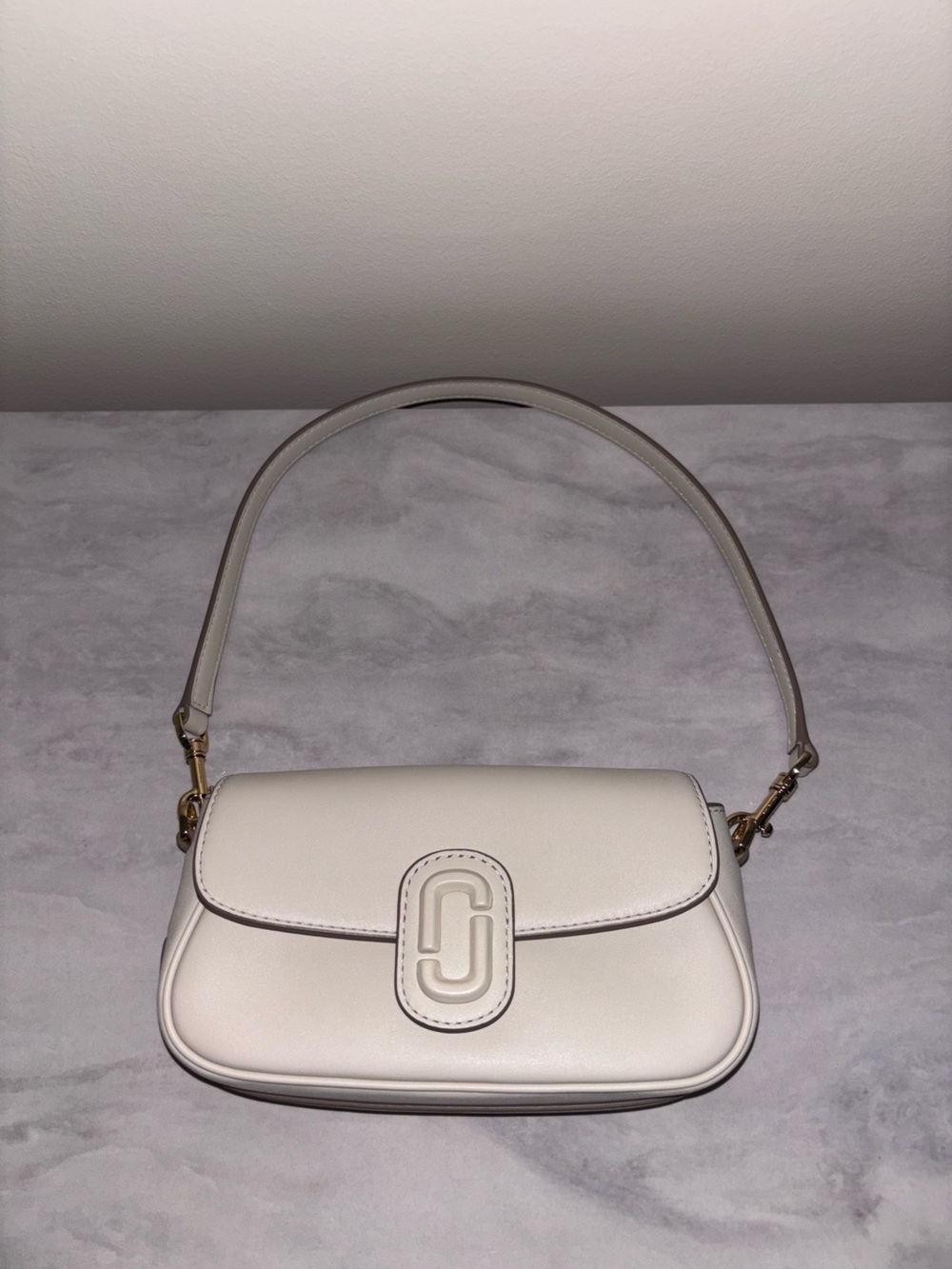 Marc Jacobs The Clover Shoulder Bag with Gold Hardware